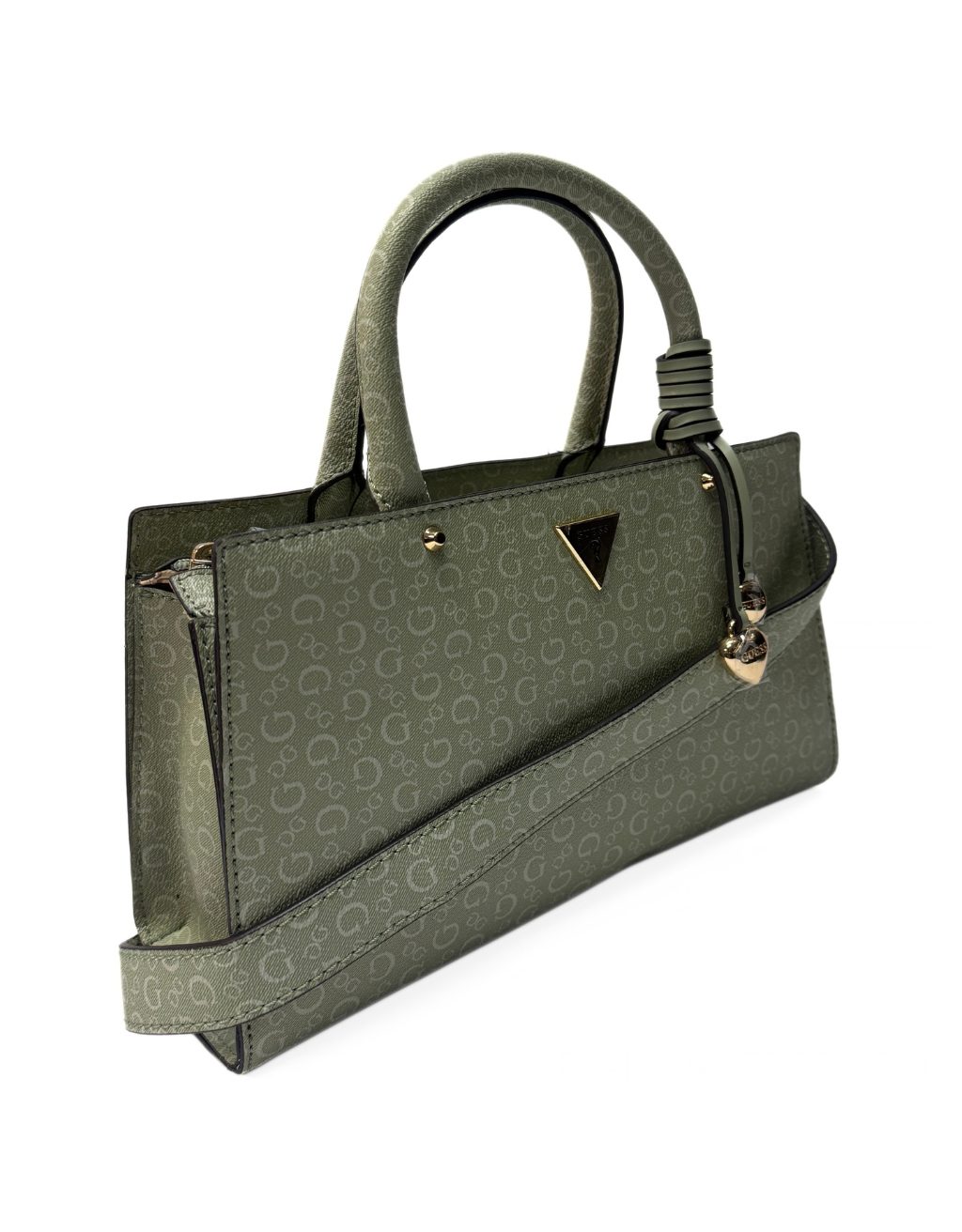 Women's Guess Katy Satchel (Moss) - Image 2