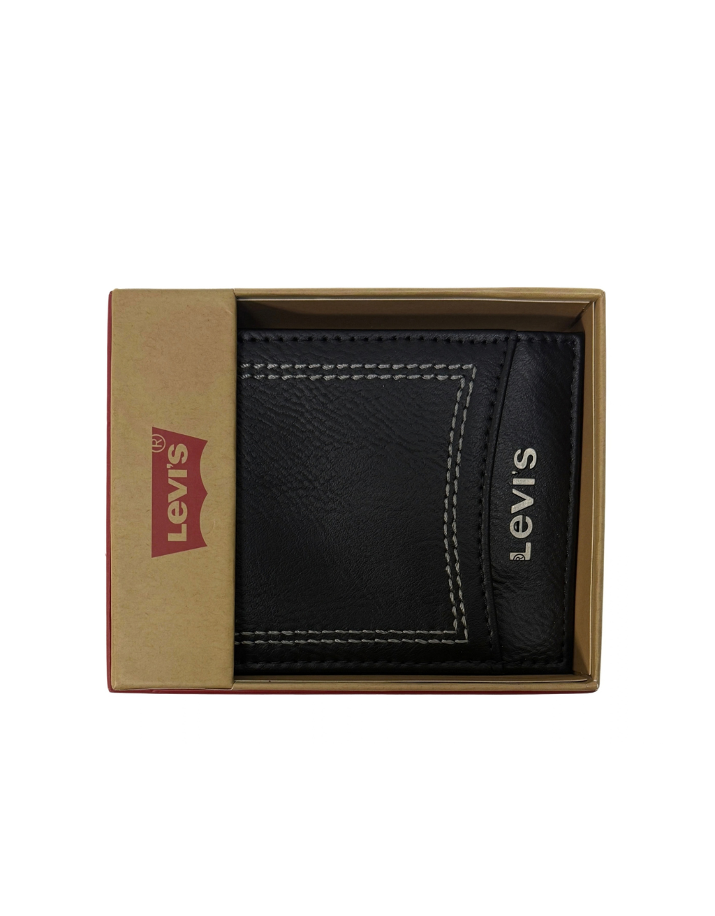 Men's Levi's Bi-Fold Wallet (Black 114)