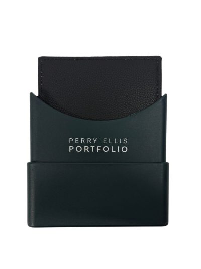 Men's Perry Ellis Bi-Fold Wallet (Black 103)