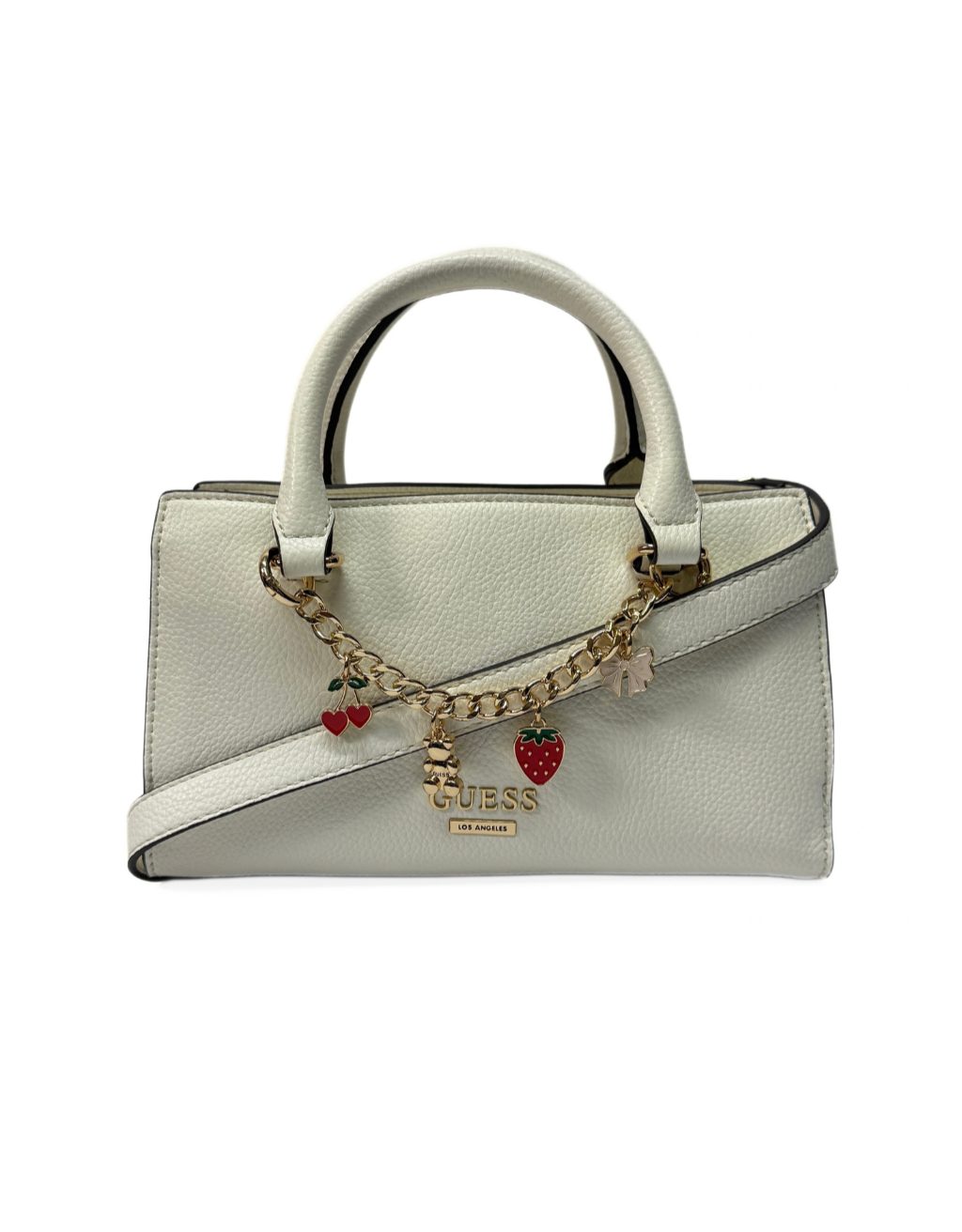 Women's Guess Peppa Satchel (Cream)