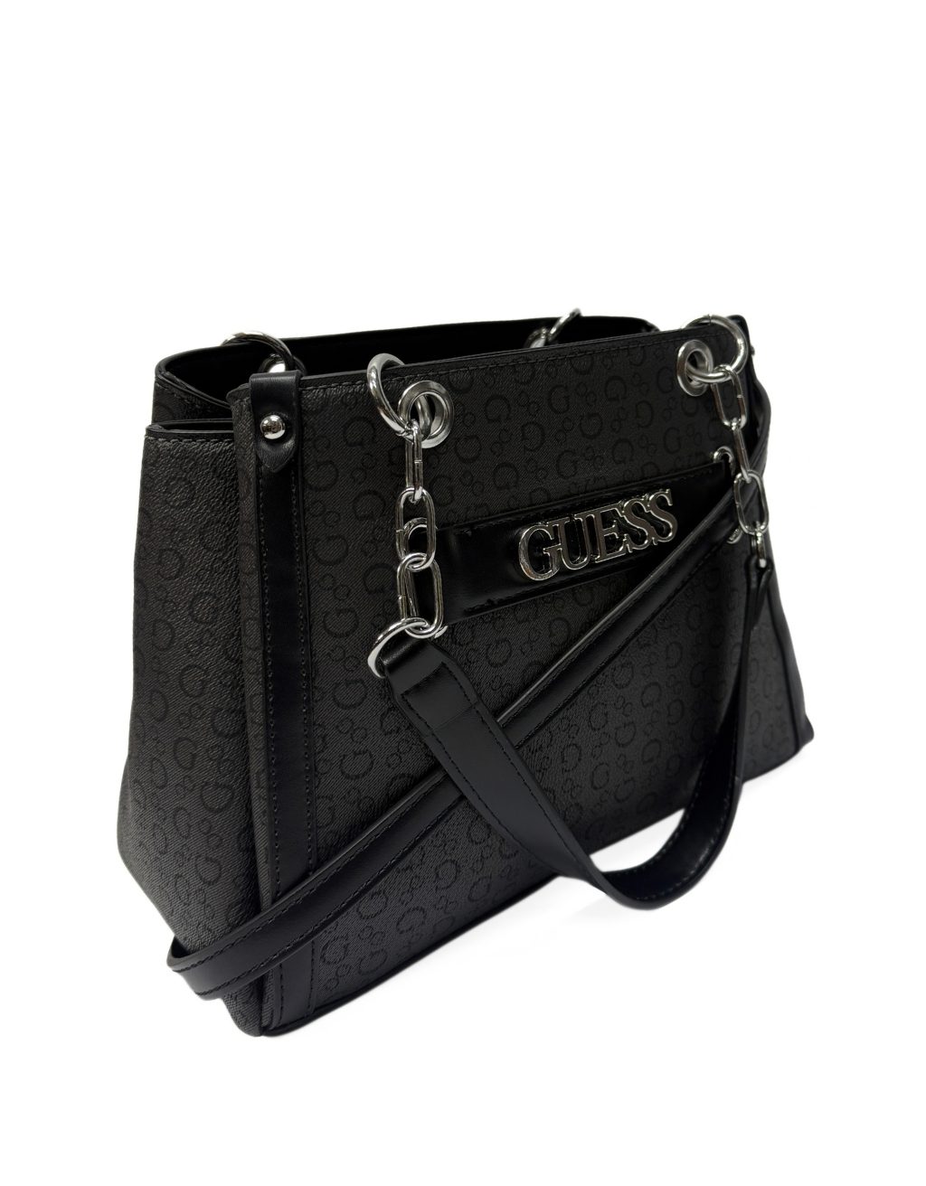 Women's Guess Danica Satchel (Coal) - Image 2