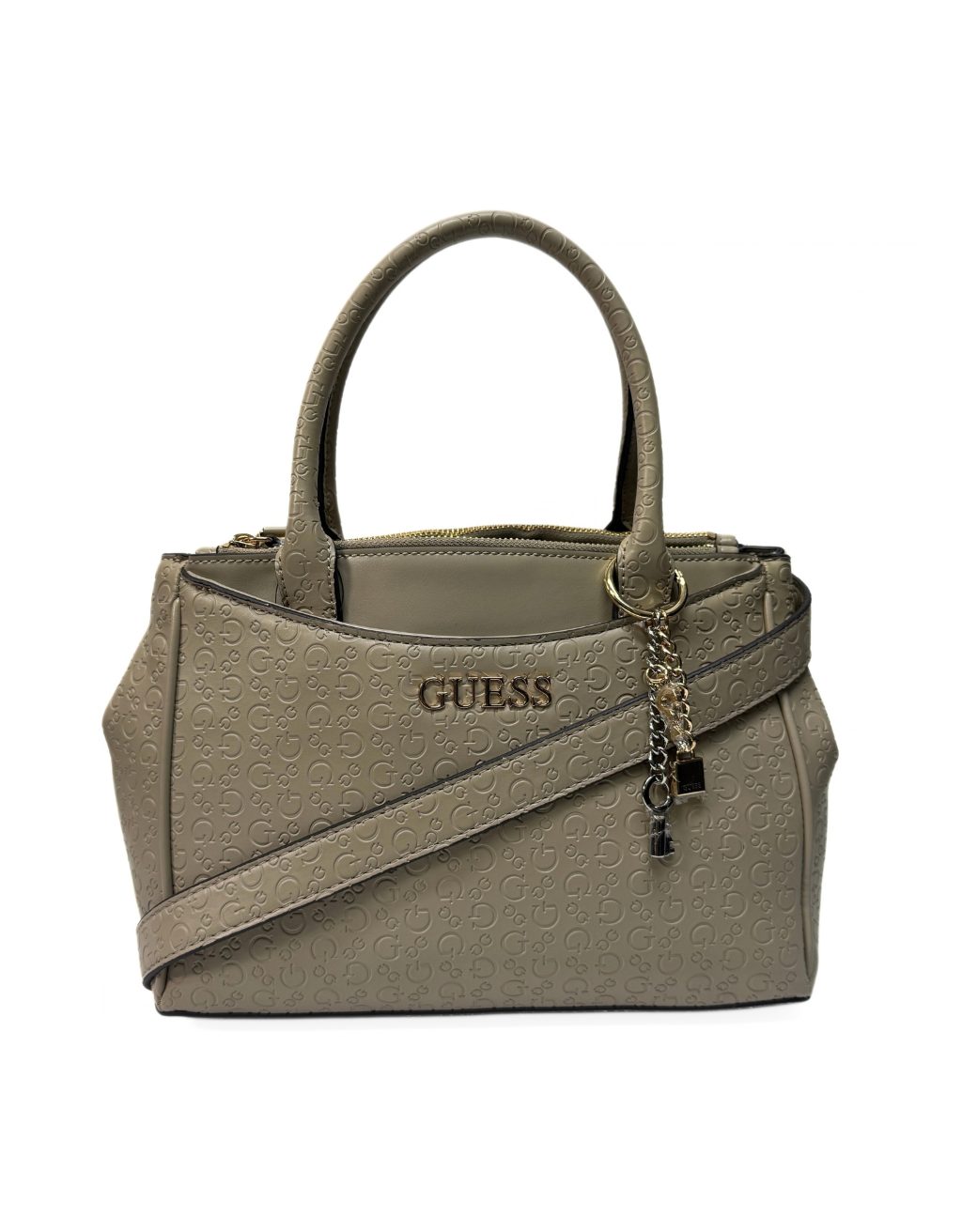 Women's Guess Elliot Satchel (Taupe)