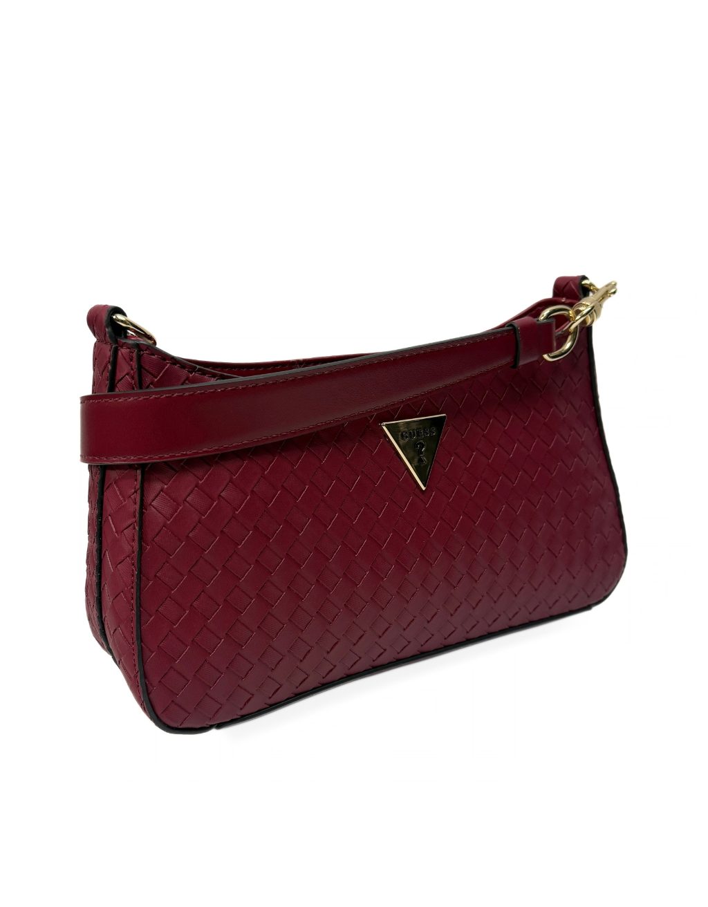 Women's Guess Kamila Shoulder Bag (Black Cherry) - Image 2