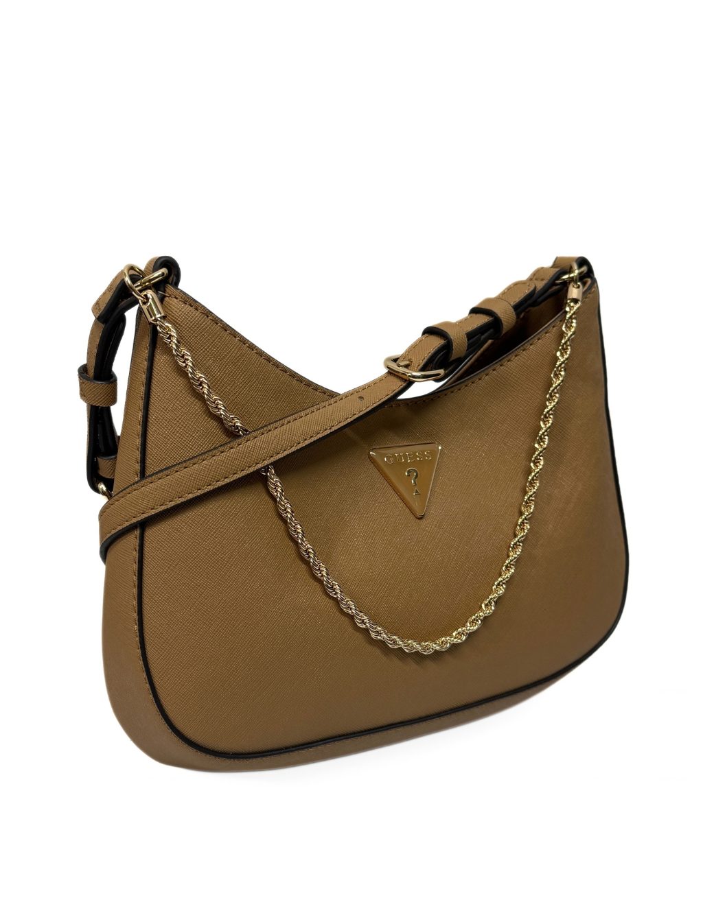 Women's Guess Sorcha Shoulder Bag (Saddle Tan) - Image 2