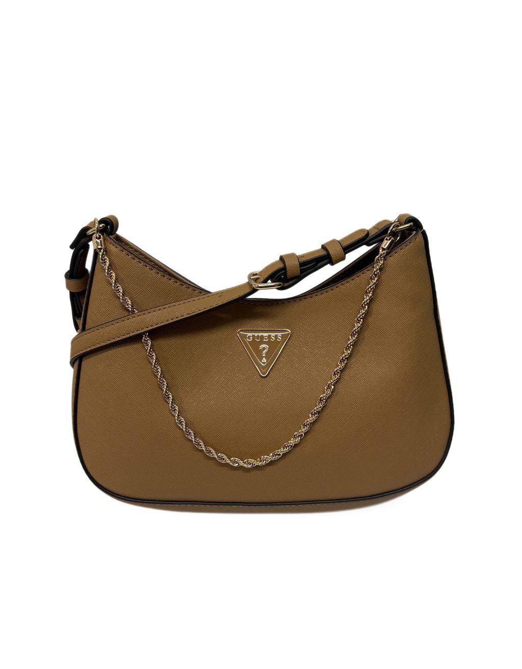 Women's Guess Sorcha Shoulder Bag (Saddle Tan)