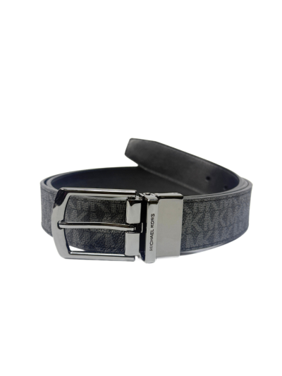 Michael Kors Reversible Belt (Signature Black/Black)