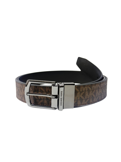 Michael Kors Reversible Belt (Signature Brown/Black)