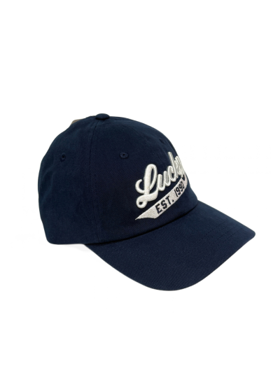 Lucky Brand Hat (Navy Blue/Fabric Metal Buckle Adjustment)