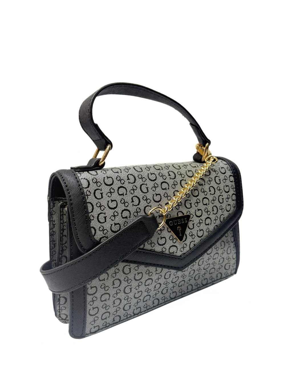 Women's Guess Topanga Crossbody Bag (Black) - Image 2