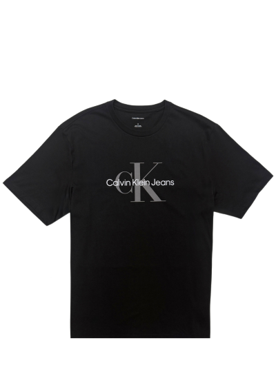 Men's Calvin Klein Short Sleeve T-Shirt (Black/Dark Grey/White)