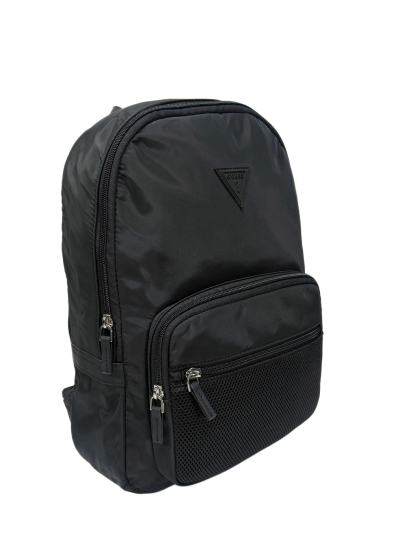 Guess Rinna Laptop Backpack (Black/Black Mesh)