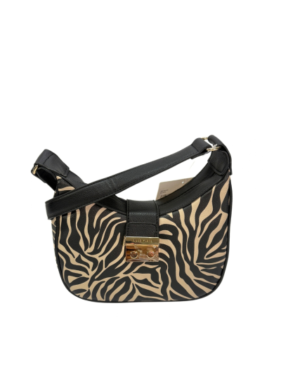 Women's Anne Klein Dawn-P Shoulder Bag (Black/Zebra)
