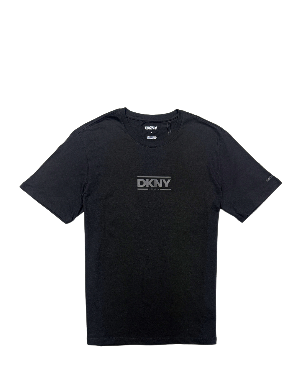 Men's DKNY Short Sleeve T-Shirt (Black/Ney York Matte Black)