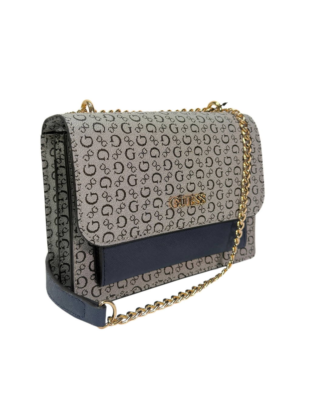 Women's Guess Hazel Shoulder/Crossbody Bag (Black Multi) - Image 2