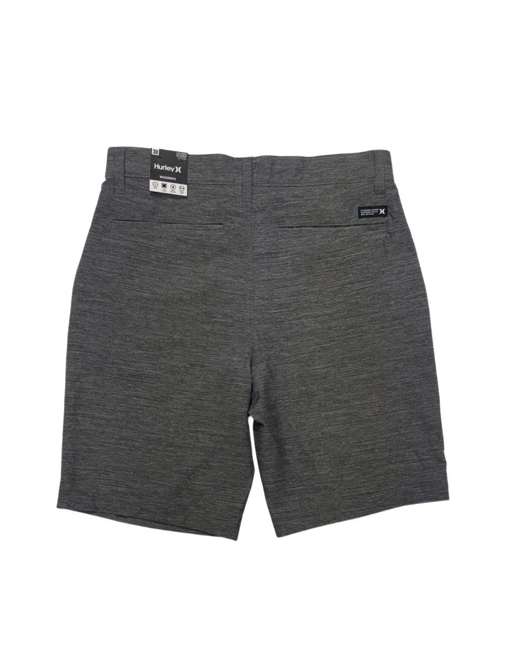 Men's Hurley Essential Heather Hybrid Walkshorts/Boardshorts (Ion Grey) - Image 2
