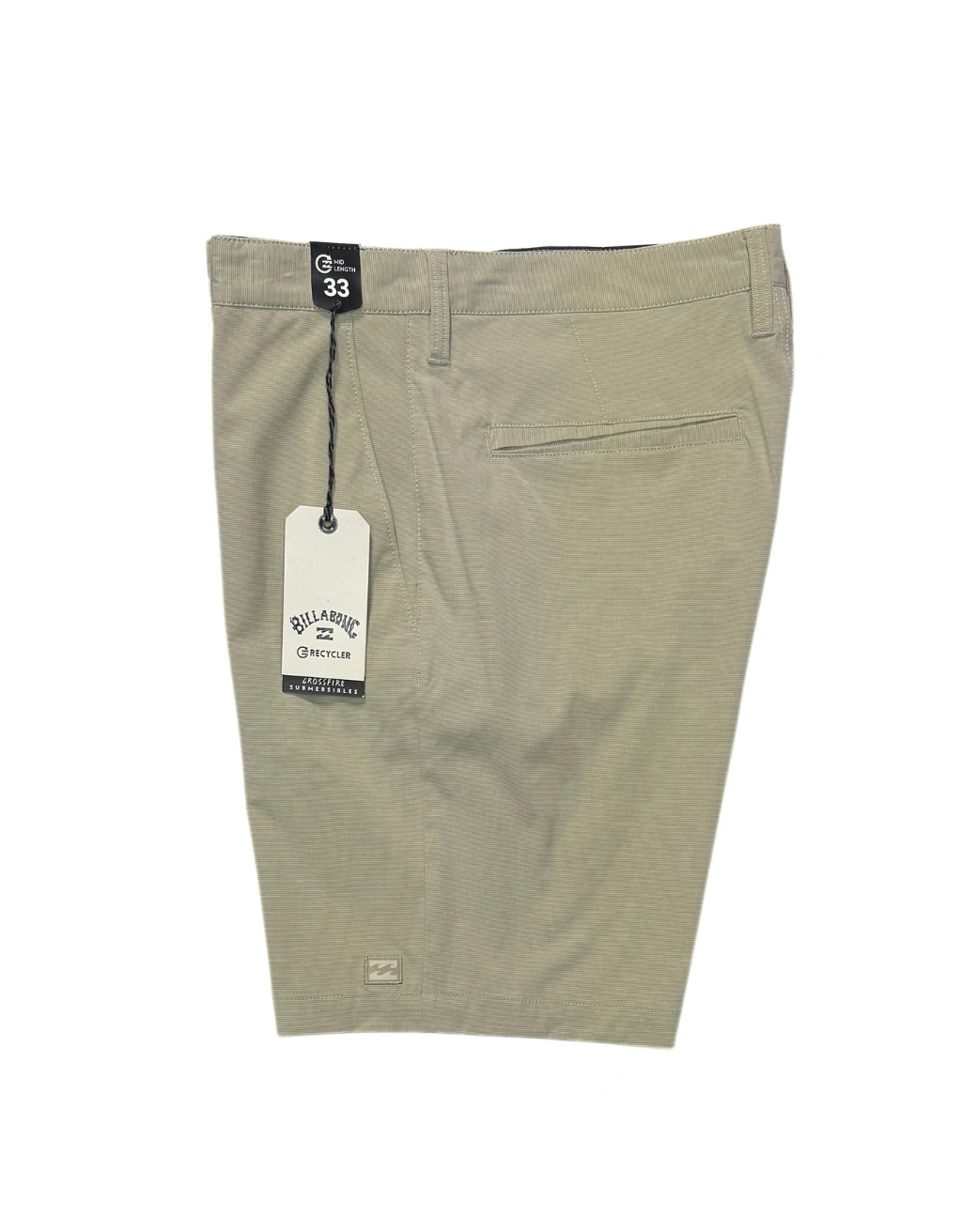 Men's Billabong Crossfire Submersibles Walkshorts/Boardshorts (Khaki) - Image 3