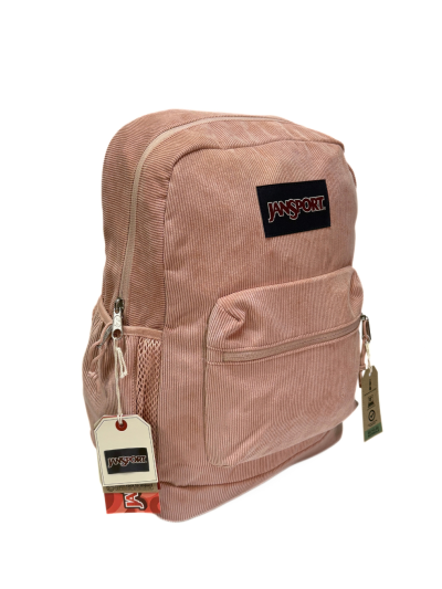 Jansport Cross Town Plus Laptop Backpack (Misty Rose Corduroy)