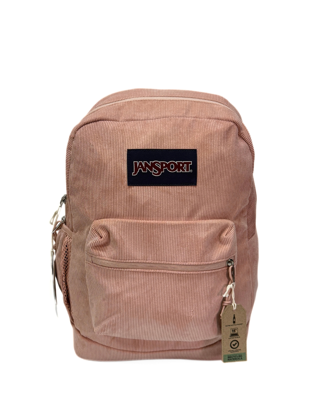 Jansport Cross Town Plus Laptop Backpack (Misty Rose Corduroy) - Image 2