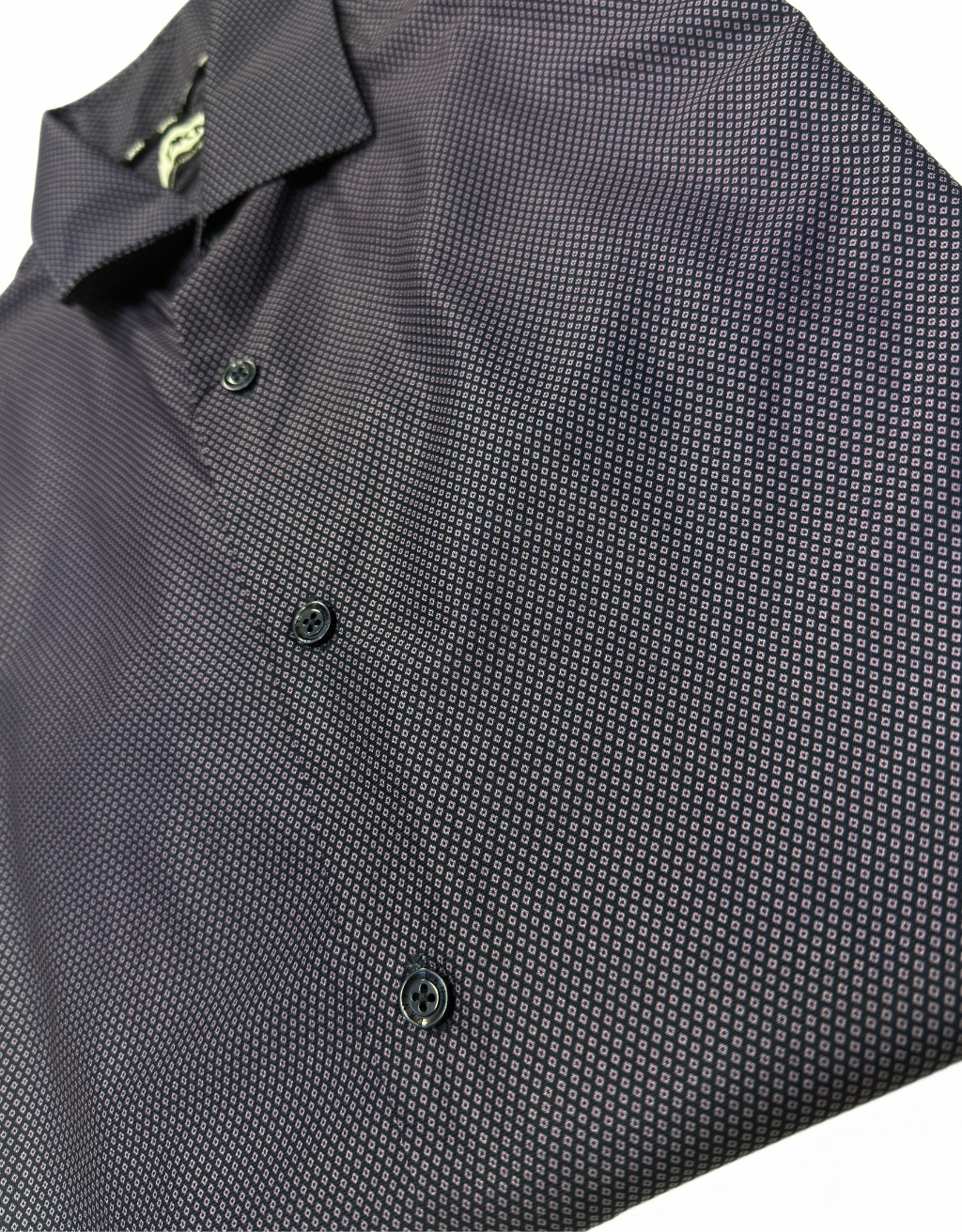 Men's DKNY Long Sleeve Shirt (Purple/Lavender Diamonds) - Image 2