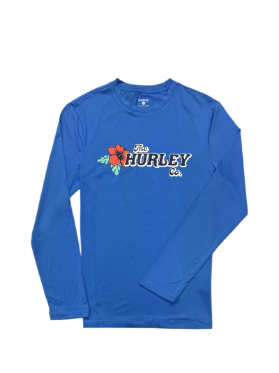 Men's Hurley Floral Long Sleeve Rash Guard (Seaview)